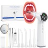 Tonsil Stone Vacuum Remover with LED Light Upgraded Electronic Oral Care Cleaning Tool Set 6 Suction Levels for Fresh Breath & Comfortable Use (White)